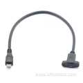 Screw Panel Mount USB Data Extension cable